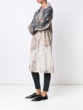 tie-dye print coat