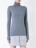 'Highneck Wide Rib'毛衣