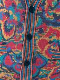intarsia knit waistcoat