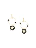 Medusa hoop earrings