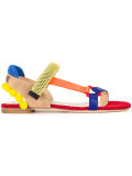 colour block sandals