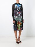 'Fortune' heart nouveaux pleated dress