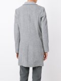single breasted midi coat   