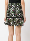 floral lace panel skirt 