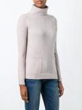 loose turtleneck sweater