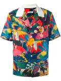 tropical print shirt