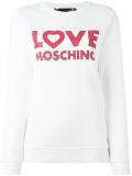 logo print sweatshirt