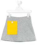 contrast pocket skirt 