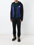 hooded buttoned jacket