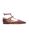 'Rockstud'平底鞋