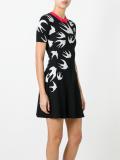 bird intarsia dress