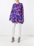 floral print oversized blouse 