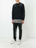 logo print track pants 