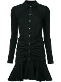 gathered detail shirt dress
