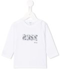 abstract logo print T-shirt