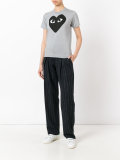 heart print T-shirt 