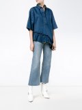 ruffle asymmetric shirt