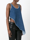 asymmetric frayed top