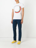 multicoloured graphic print T-shirt