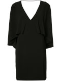pleated trim dress 