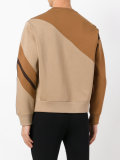 pannelled sweatshirt
