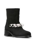 chain detailing ankle boots