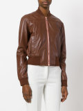 Sorbet leather bomber jacket