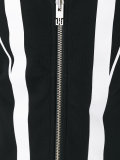 contrast zip up hoodie 