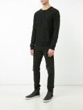 distressed sweatshirt