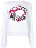 logo print sweatshirt