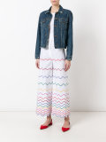 wavy panel trousers