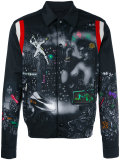 printed bomber jacket