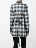 checked shirt dress