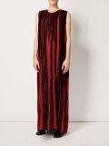 velvet maxi dress