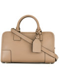 embossed logo shoulder bag