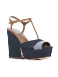 T-strap platform sandals