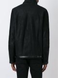 zipped shearling jacket 