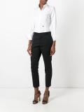 embroidered waistband trousers