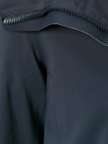 three-quarters sleeve hooded jacket