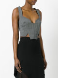 cropped corset top