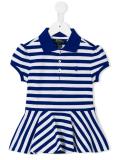 striped polo shirt dress