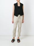 banded cropped jacket