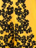 lace embroidered strapless dress