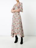 floral print asymmetric dress