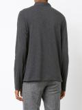 longsleeved jersey polo shirt
