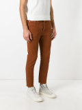 frayed-edge trousers