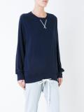 relaxed fit sweatshirt