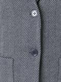 herringbone pattern blazer