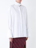oversized round collar shirt