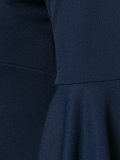 pleated trim blouse